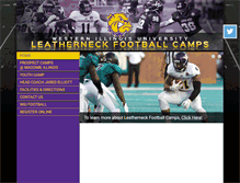 Tablet Screenshot of leatherneckfootballcamps.com